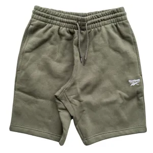 Casual Design Heavy Silk Reebok Fleece Shorts (Olive)