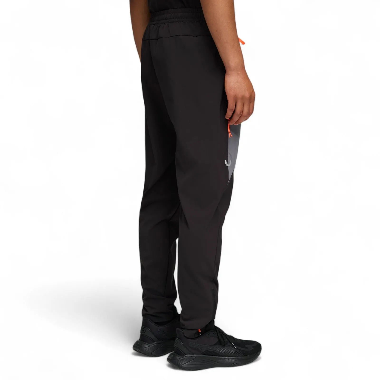 Puma Flex Stretch Mens Medium-Rise Woven Training Pants Jogging Essentials Chafe Resistant Edging