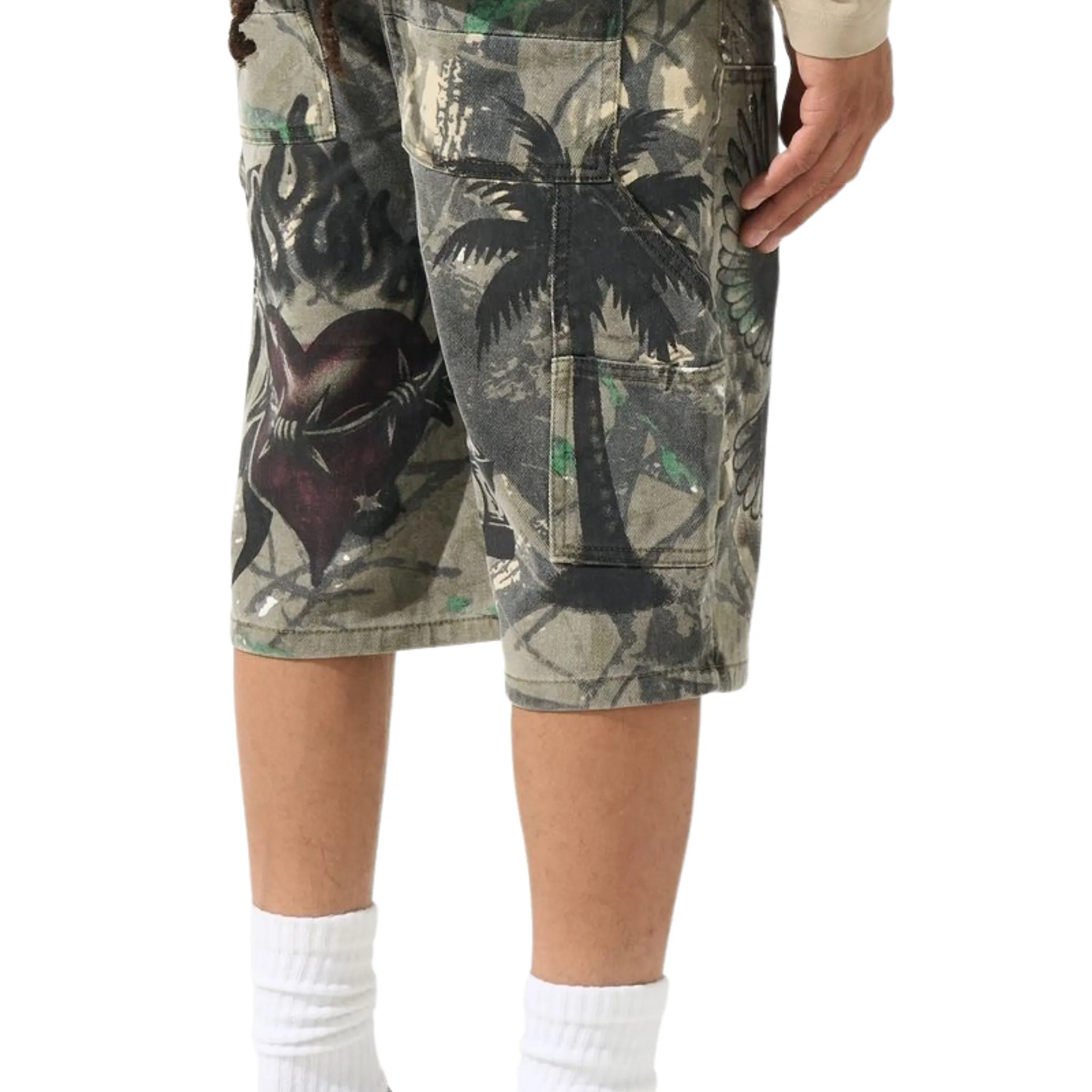 Serenede "PARADI$E" Denim Shorts NonIrritatingSeams