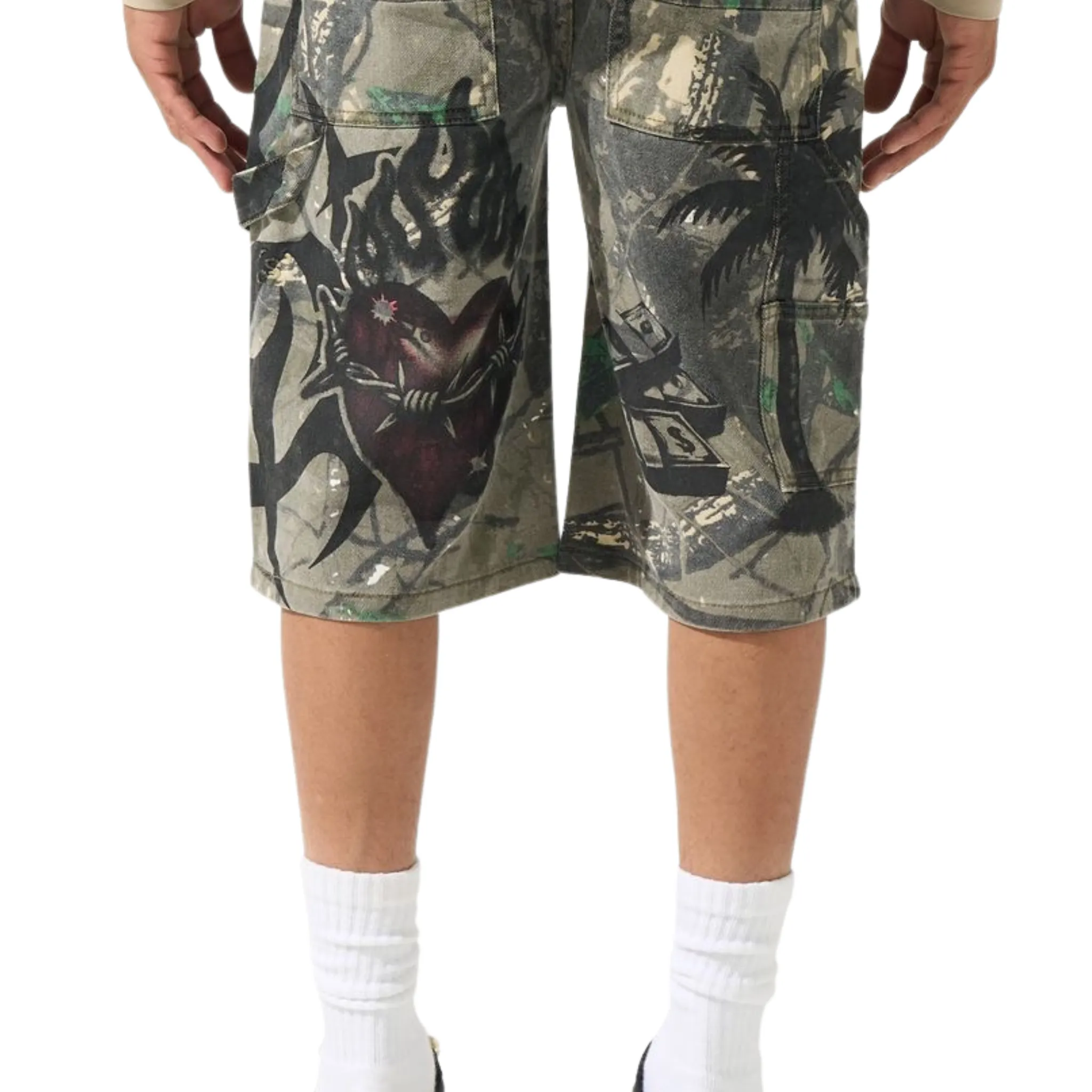 Serenede "PARADI$E" Denim Shorts SustainableCertified
