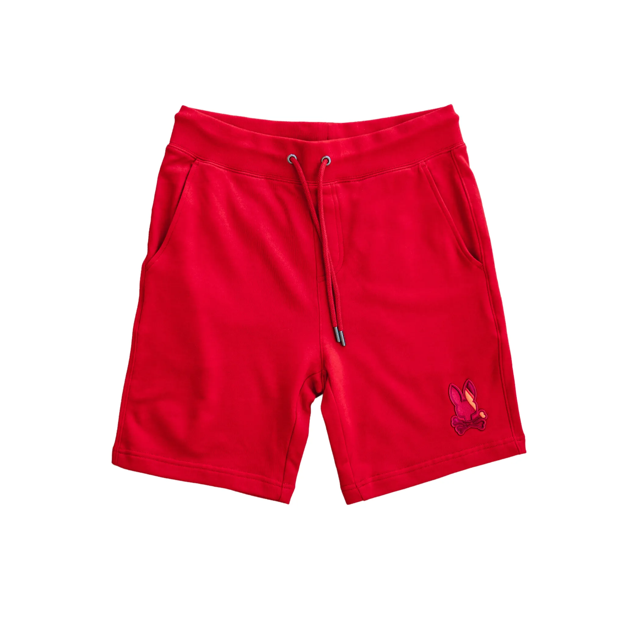 Psycho Bunny Apple Valley Embroidered Sweatshort (Red) Frost Glow