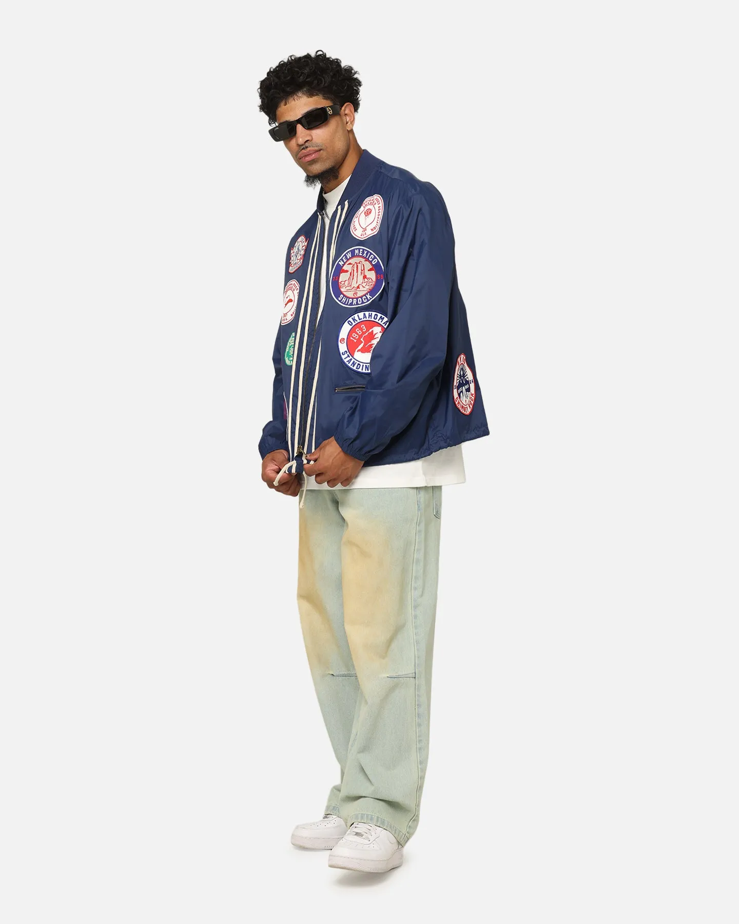 Champion 60's Souvenir Jacket Athetlic Navy Cream Suggestion