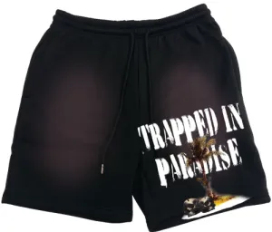 DRY ROT TRAPPED IN PARADISE TERRY SHORTS Ice Fit LowMaintenanceFabric