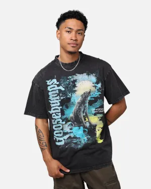 Functional Fashion American Thrift X Goosebumps Fever Tree Vintage T-Shirt Black Wash