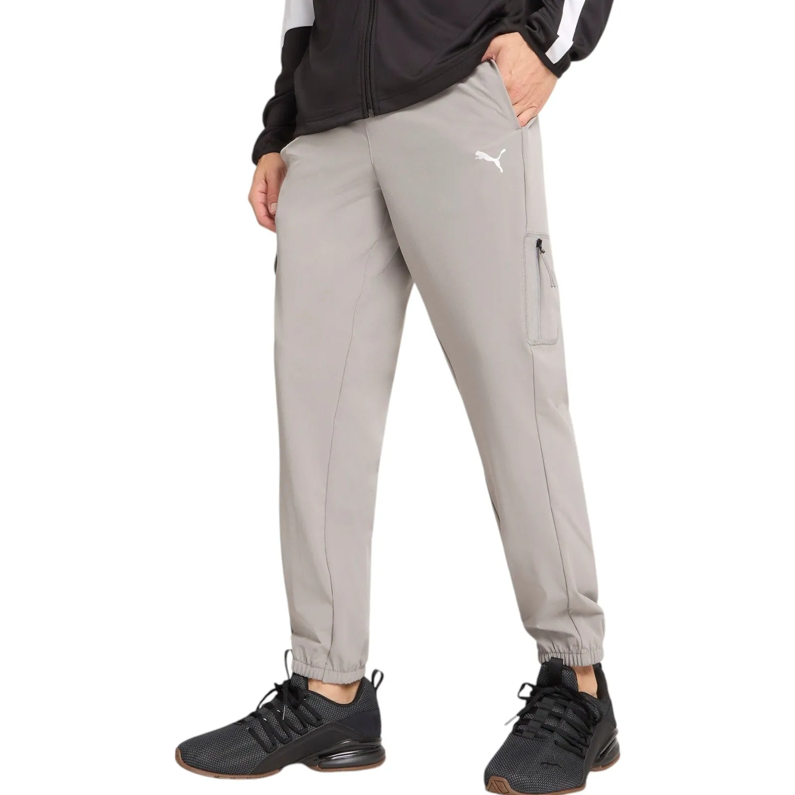 Slip Resistant Waist Supportive and Comfortable Puma FLEX TREND Mens Medium-Rise Woven Pant