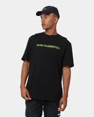PYRA Grind Elements T-Shirt Black Light Wear slim fit
