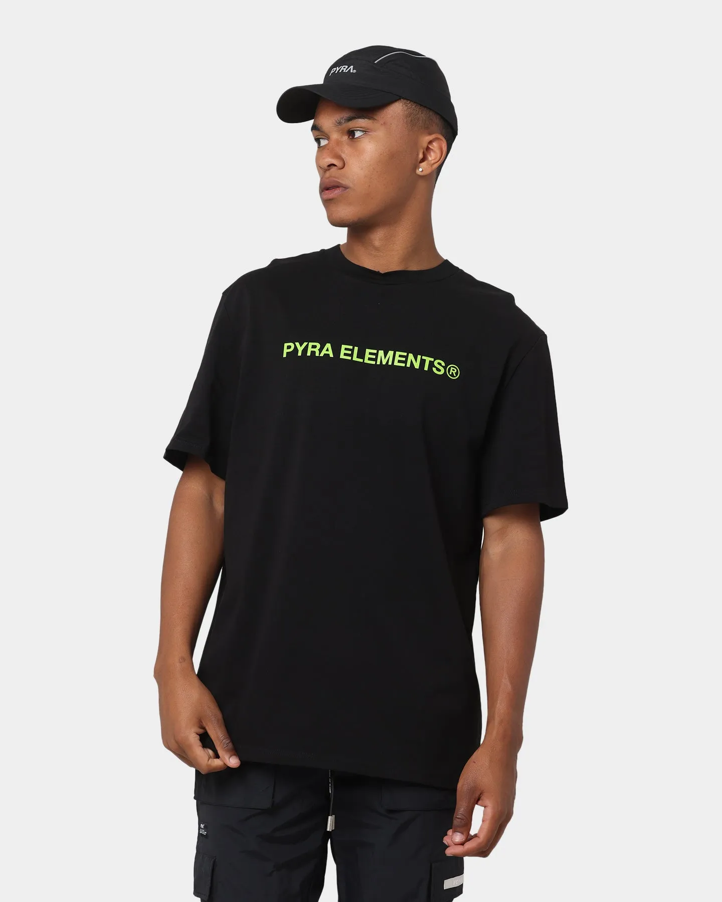 PYRA Grind Elements T-Shirt Black Light Wear slim fit