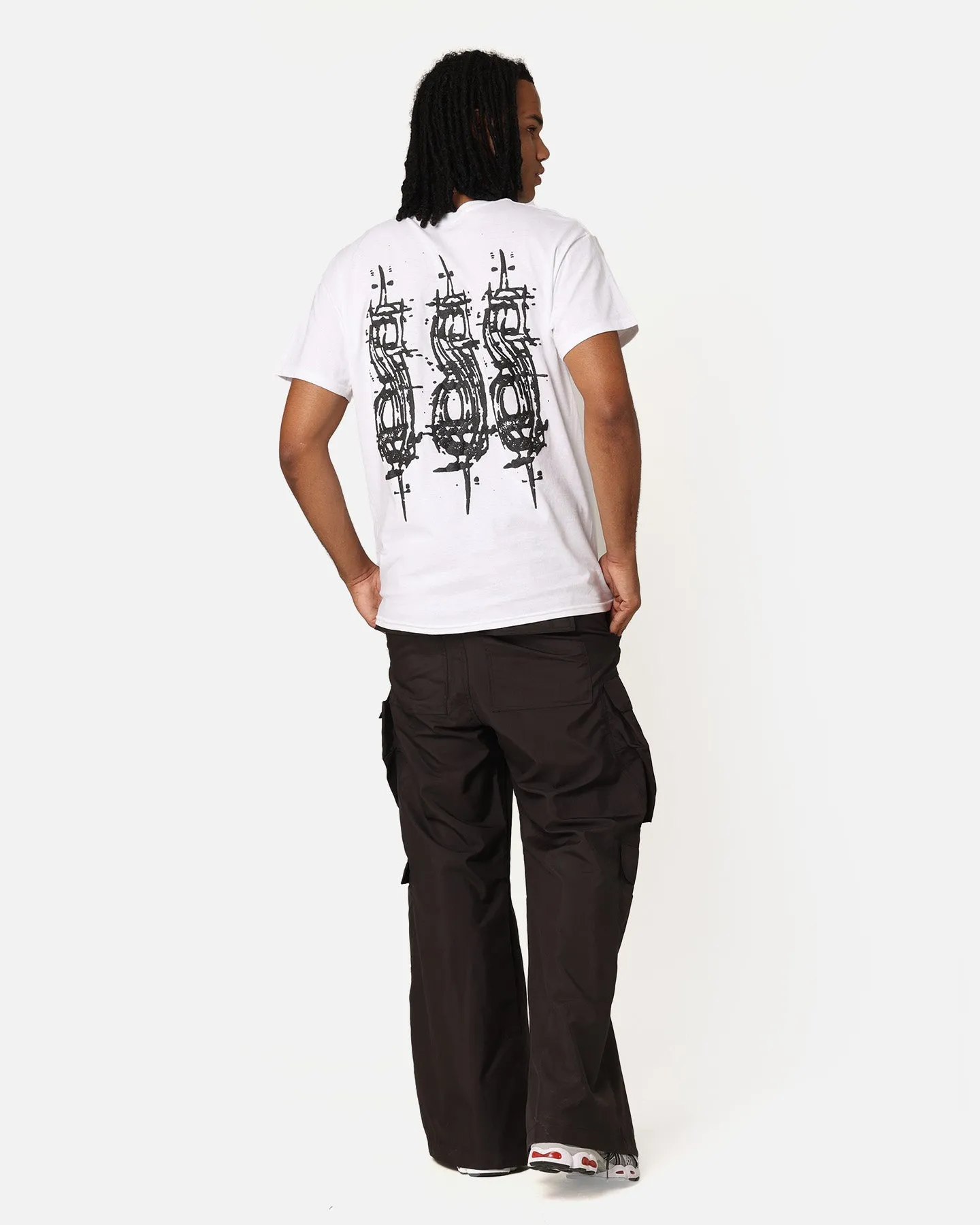 Cozy Wearable Light Trend Slipknot Ink Repeats T-Shirt White