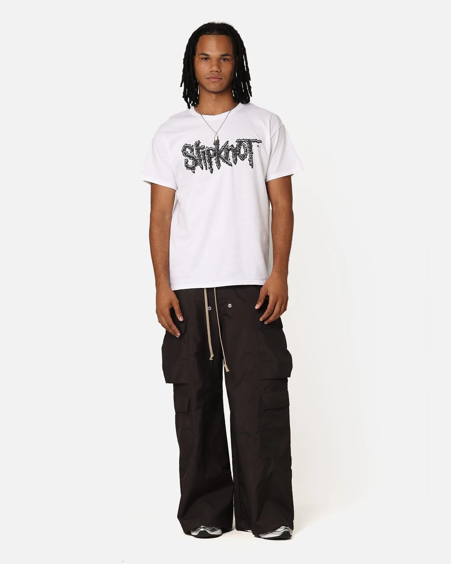 Cool Weather Wear Lace trim Slipknot Ink Repeats T-Shirt White