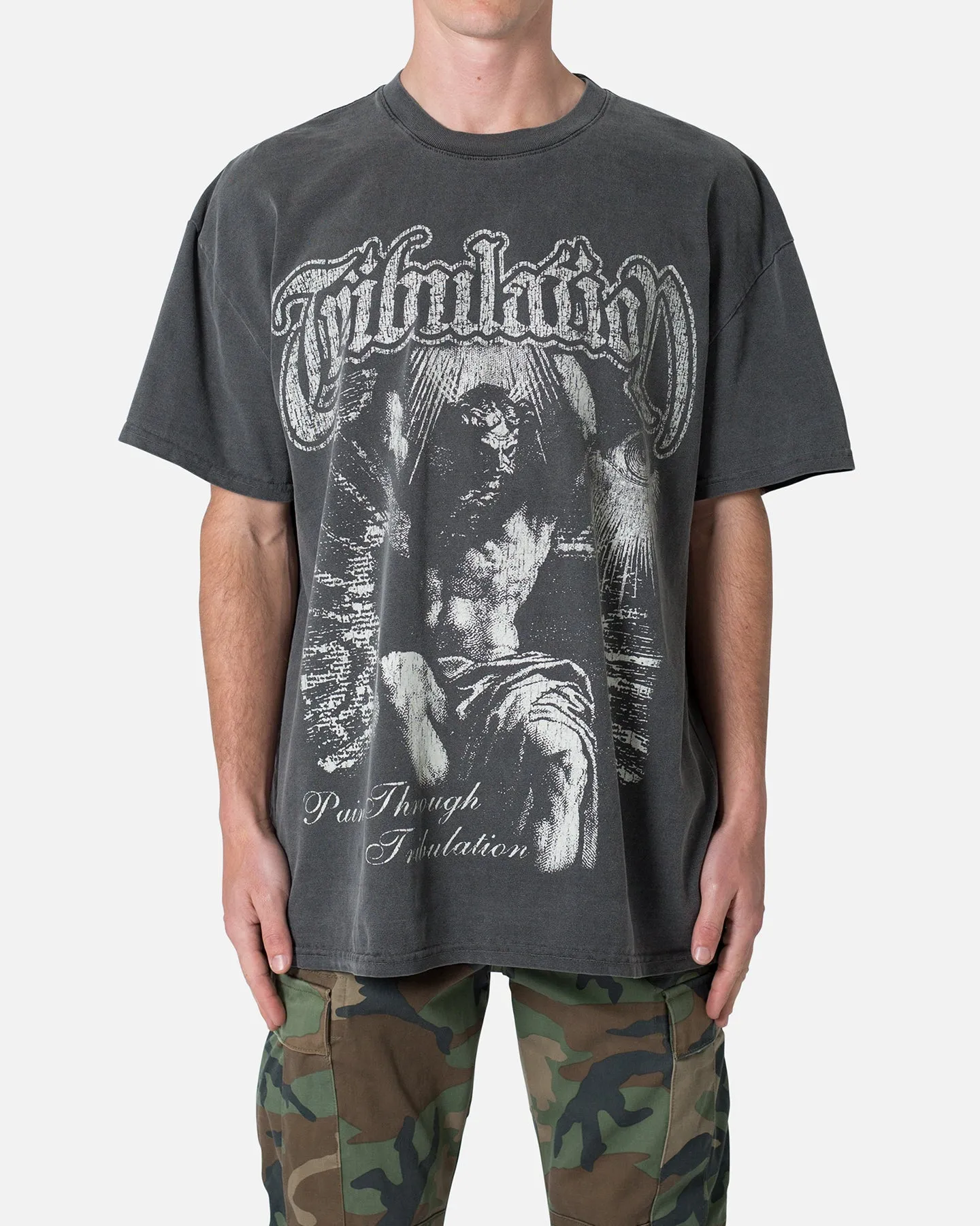 MNML Tribulation T-Shirt Washed Black NonIrritatingTags