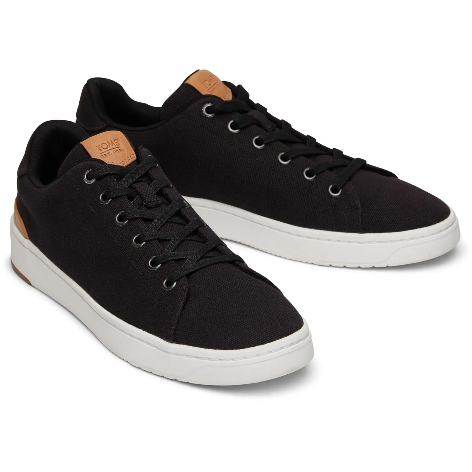 Wide Base Rain Guard TOMS Mens TRVL LITE 2.0 Low Trainer Black