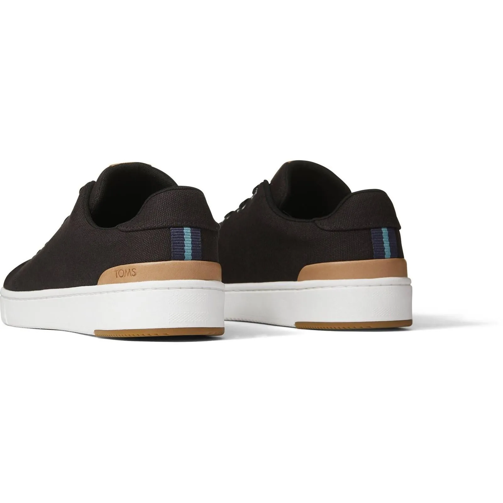 TOMS Mens TRVL LITE 2.0 Low Trainer Black Canvas