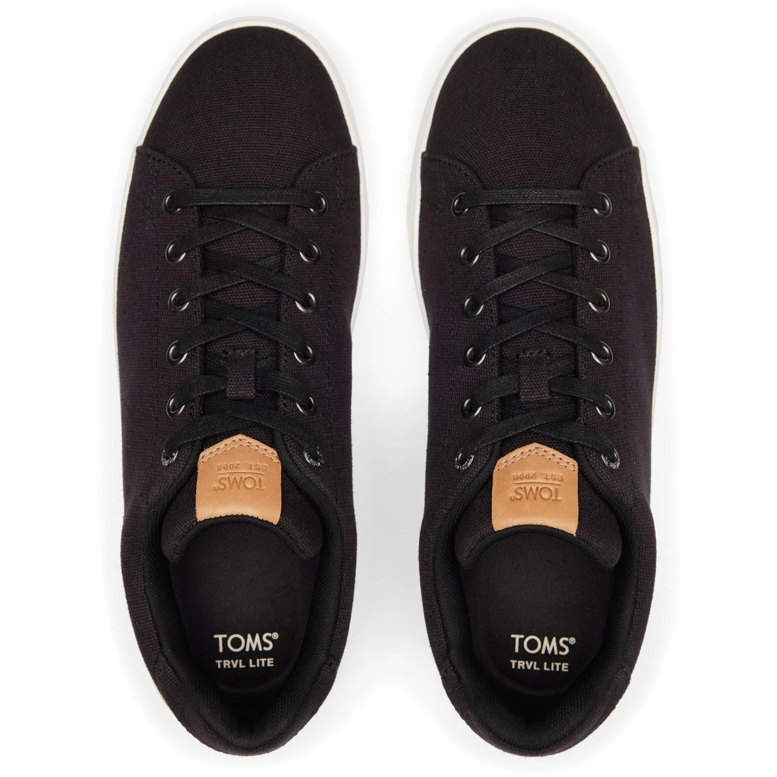 TOMS Mens TRVL LITE 2.0 Low Trainer Black Viral Pop Low Profile Design