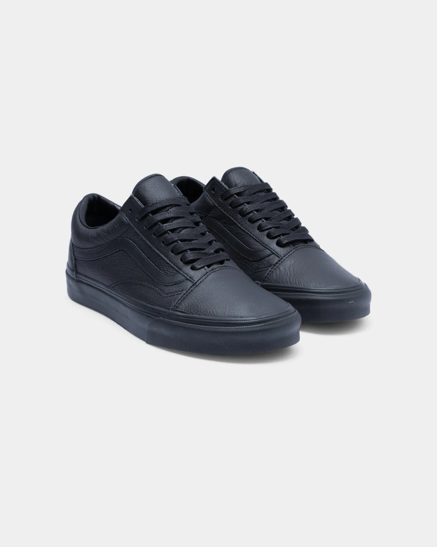 Sole Soft Vans Men's Old Skool (Leather) Black/Black