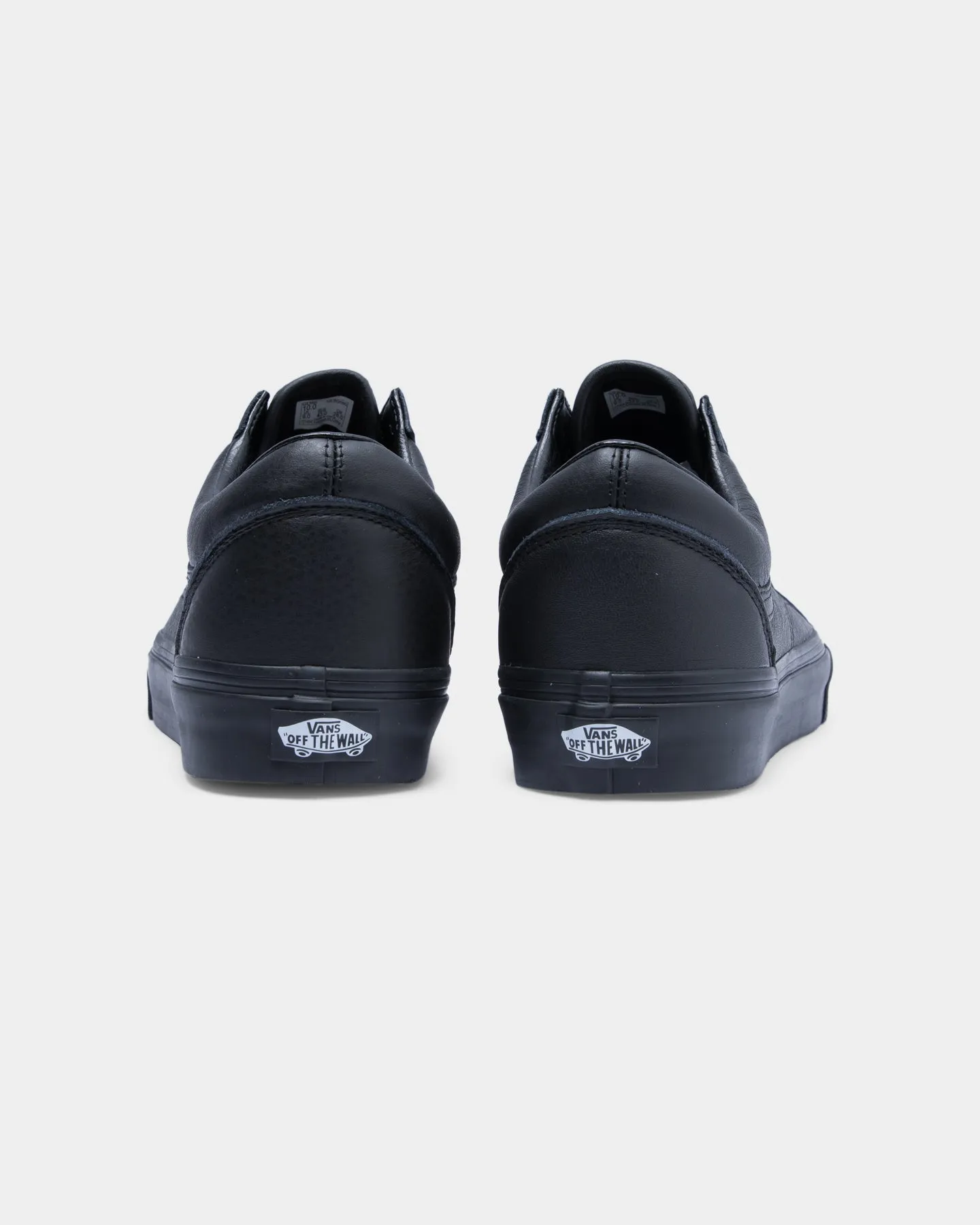 Shock Diffusing Plate Commute Light Vans Men's Old Skool (Leather) Black/Black