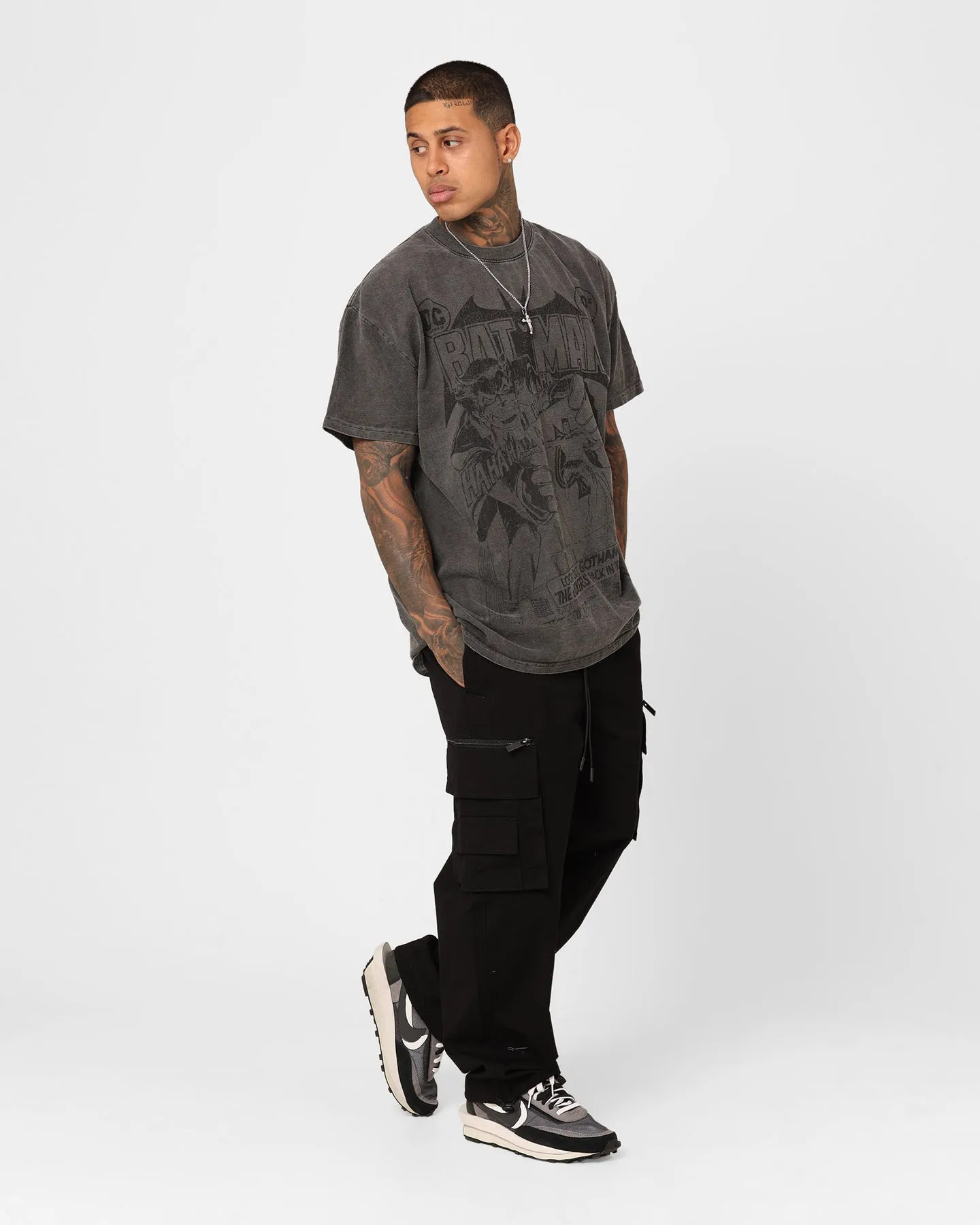 Goat Crew X DC Batman Issue #251 Heavyweight Vintage T-Shirt Black Wash Weekend Style Casual and Soft