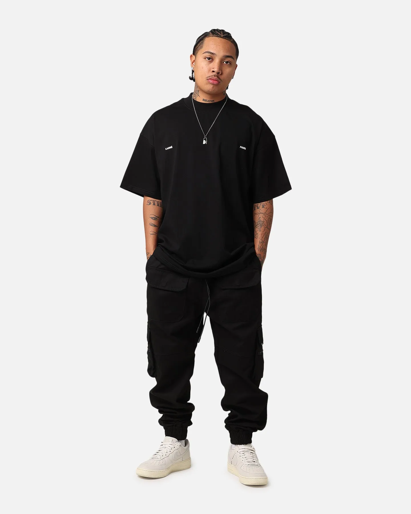 Carre Experience Oversized T-Shirt Black Low Impact Manufacturing comfortable top