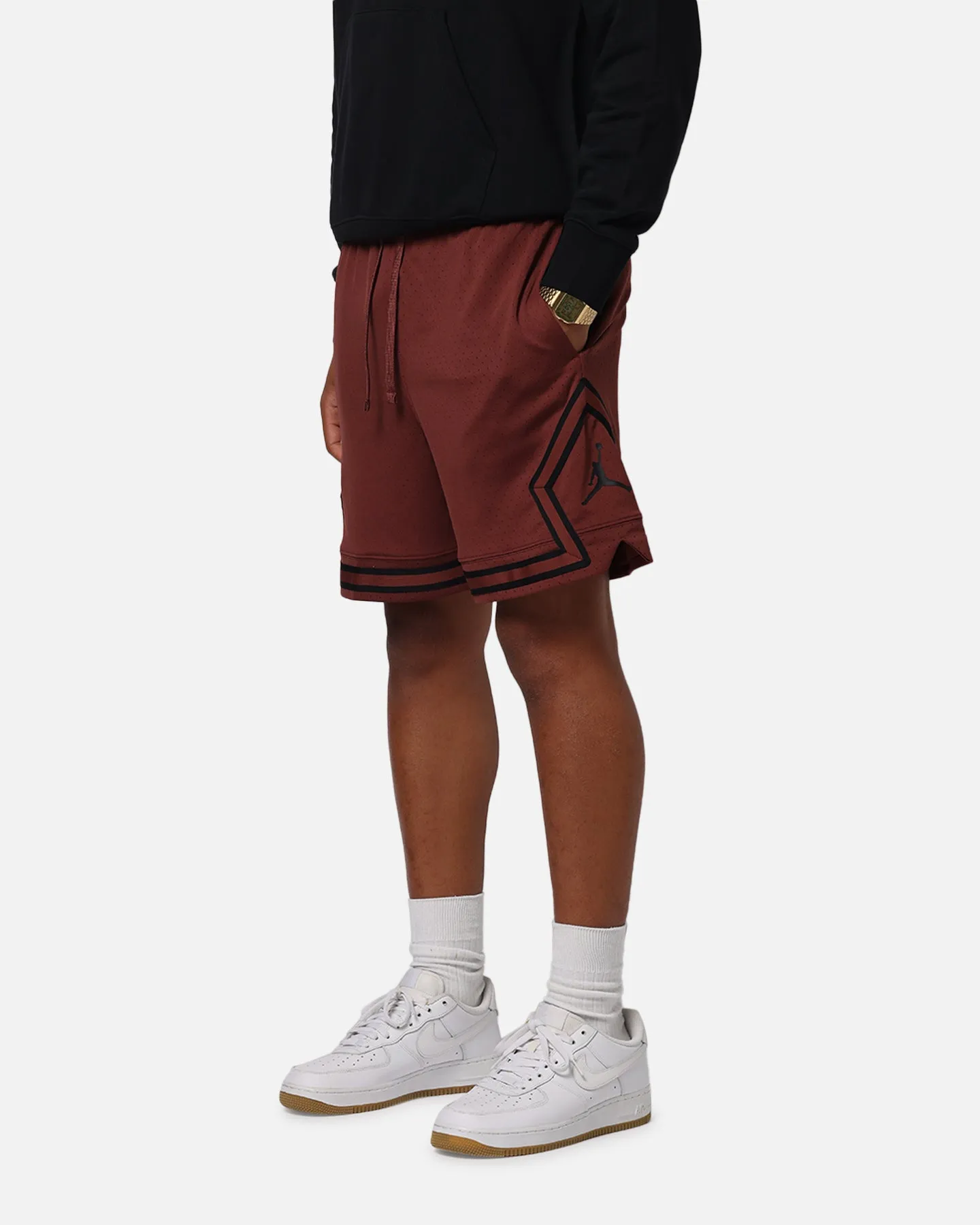 Jordan Dri-FIT Sport Diamond Shorts Brown/Black Comfortable Movement