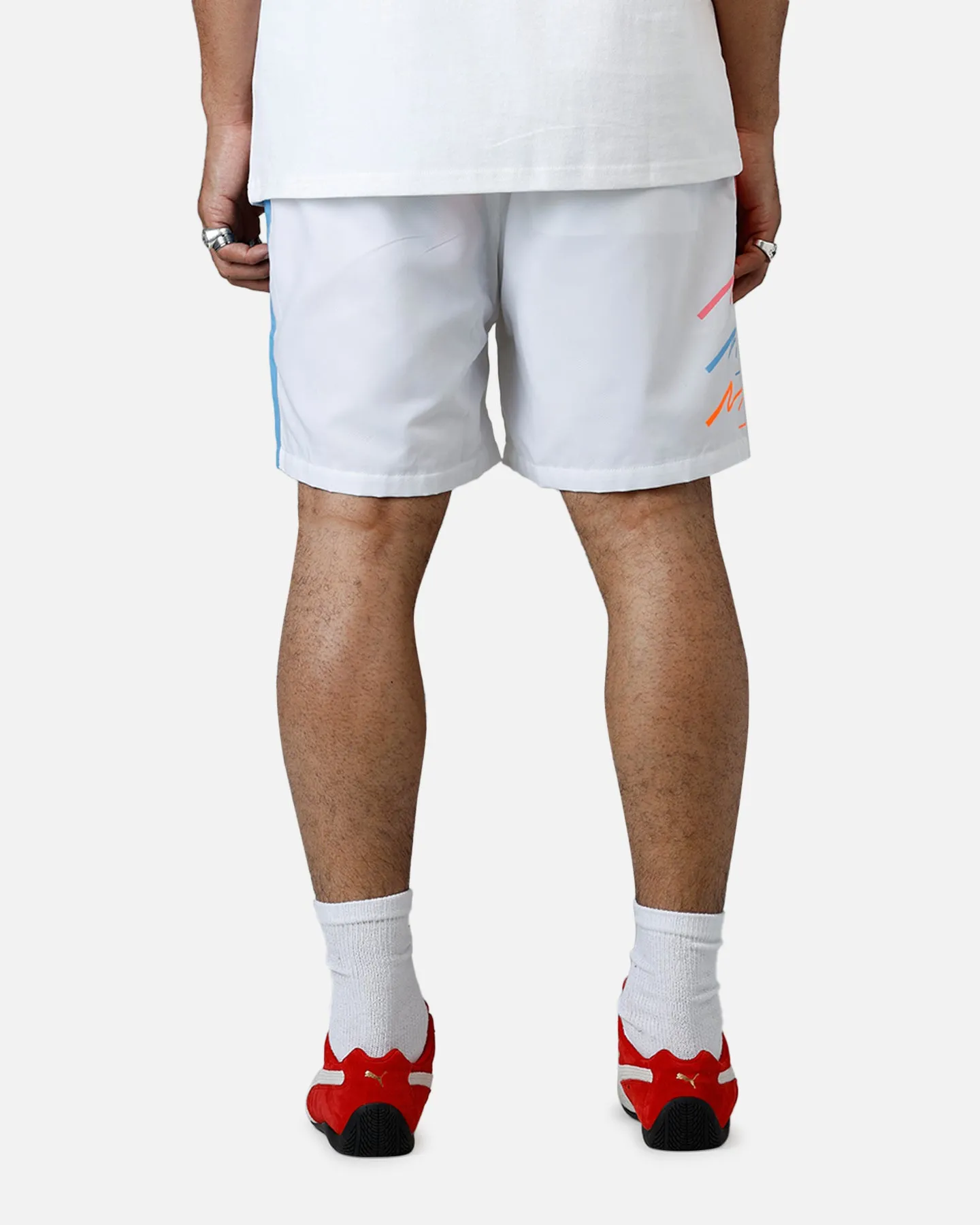 Puma x Scuderia Ferrari Miami Limited Edition T7 Shorts White Breezy Motion Casual Movement