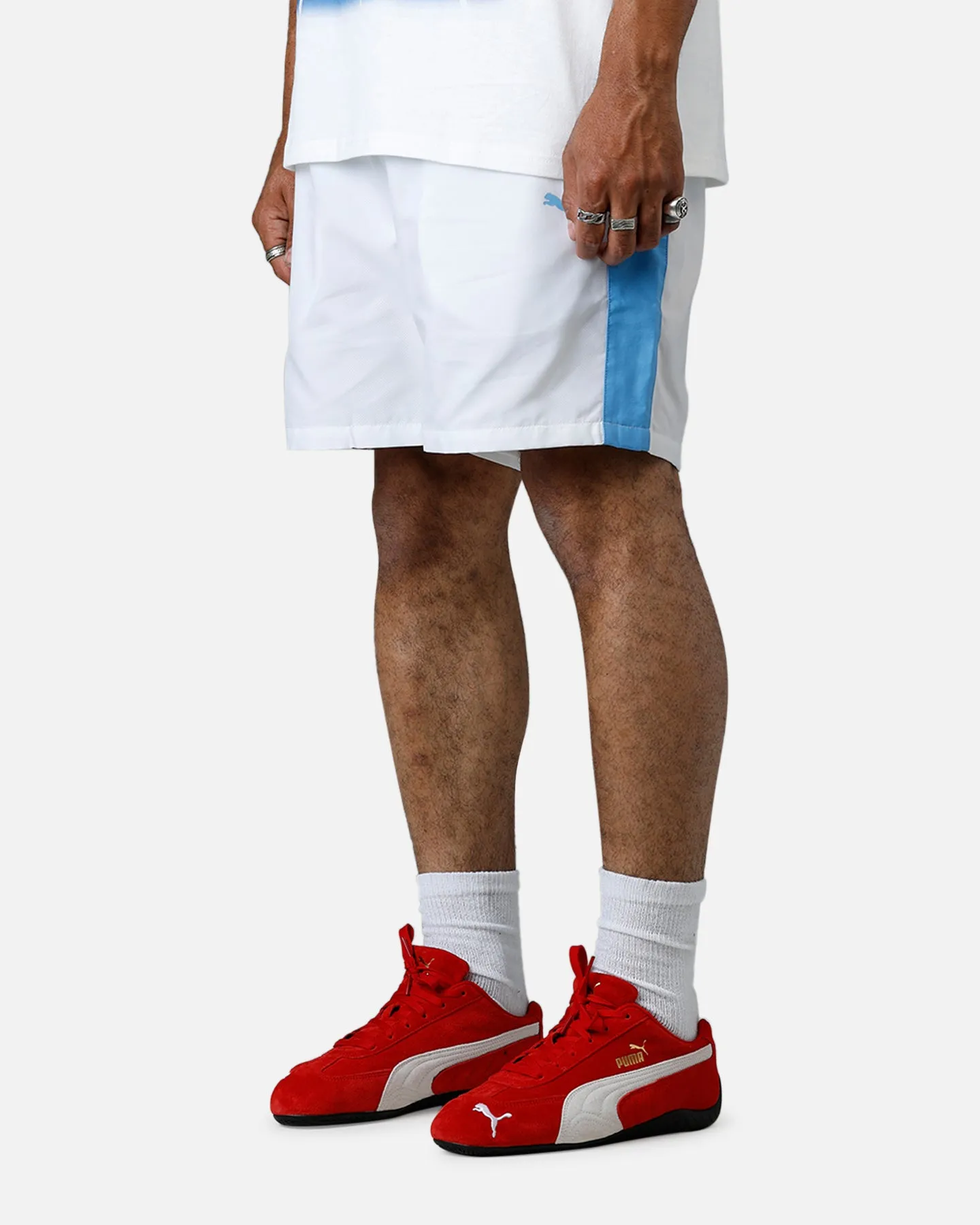 Puma x Scuderia Ferrari Miami Limited Edition T7 Shorts White Temperature Regulating Blend