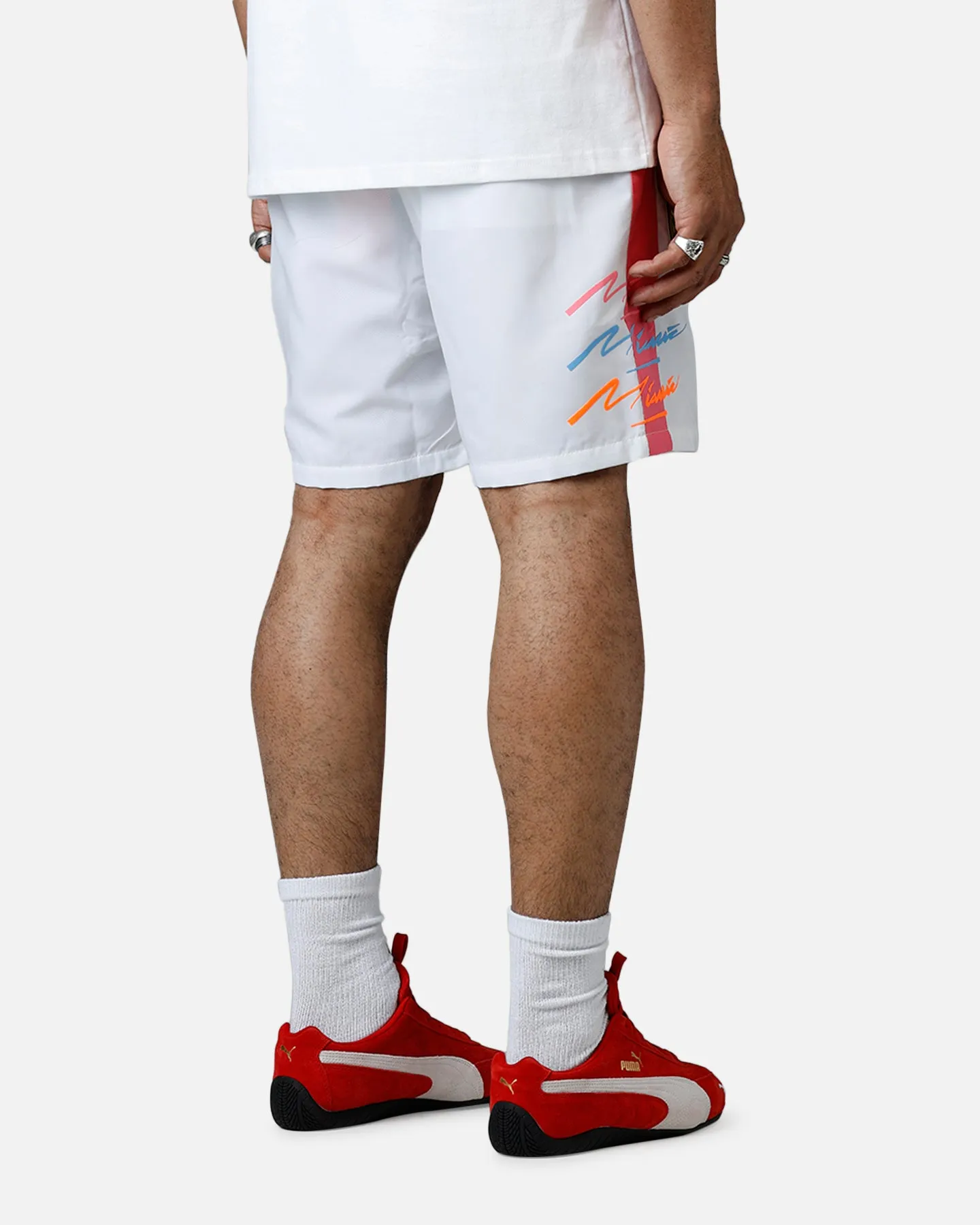 Low Bulk Construction Puma x Scuderia Ferrari Miami Limited Edition T7 Shorts White