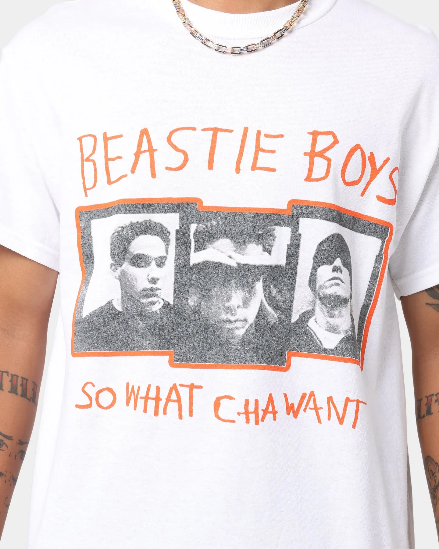 Quick Drying All-Day Wear Beastie Boys So Whatcha Want T-Shirt White