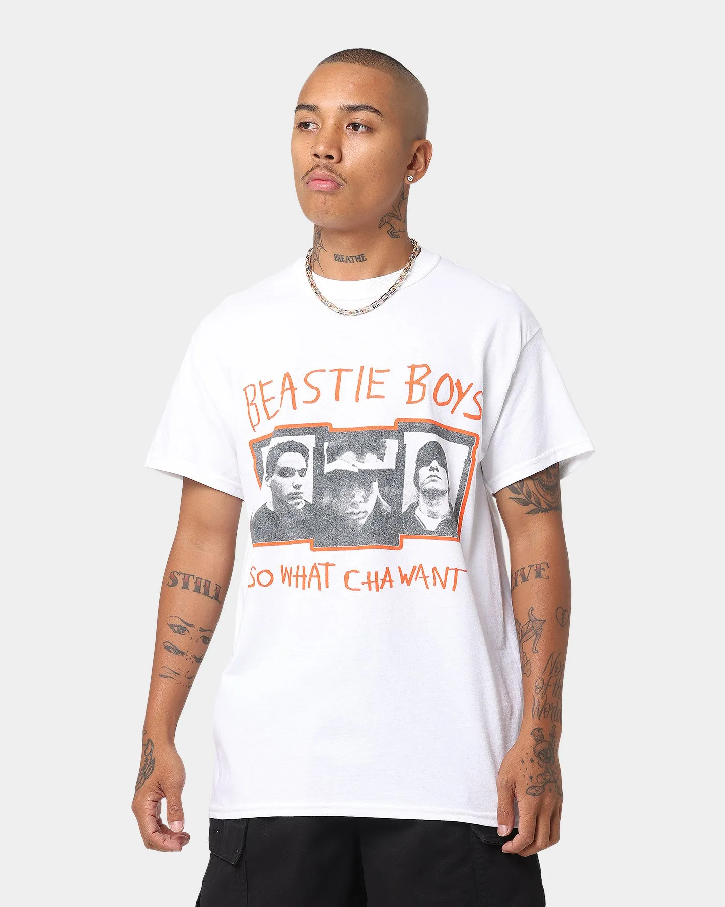 Durable Material Beastie Boys So Whatcha Want T-Shirt White
