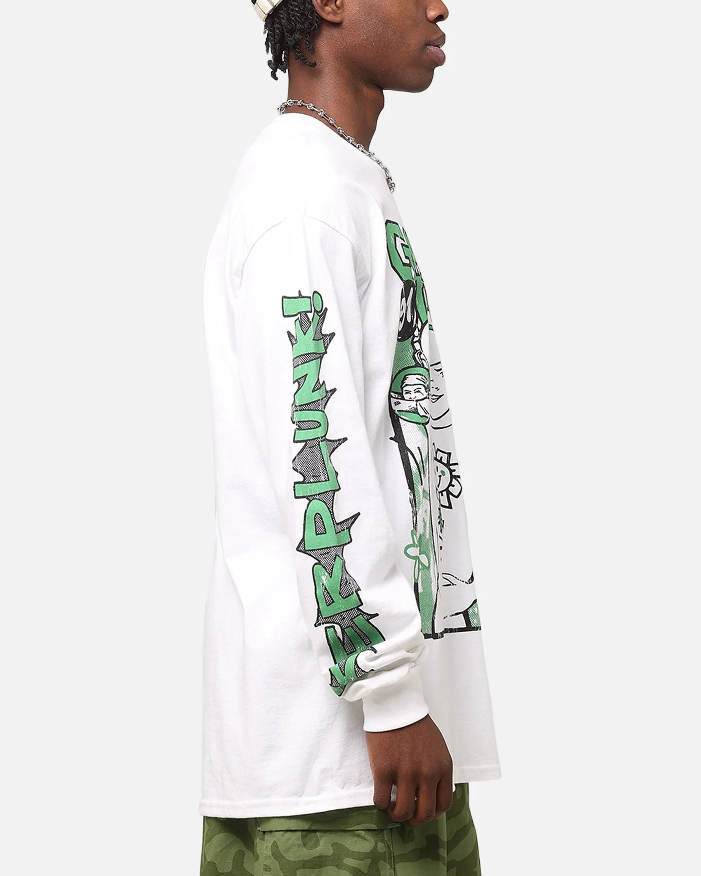 Green Day Kerplunk Long Sleeve T-Shirt White Elegant Layer