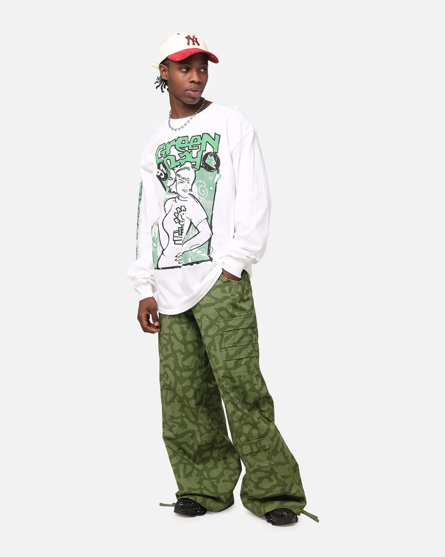 Classic Design Party Ready Green Day Kerplunk Long Sleeve T-Shirt White