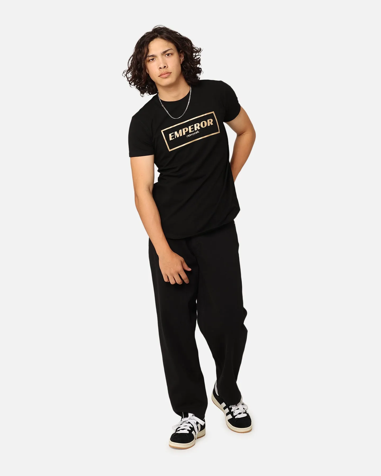 Emperor Apparel Box New York T-Shirt Black Comfy Fit Wear AntiPillingTreatment