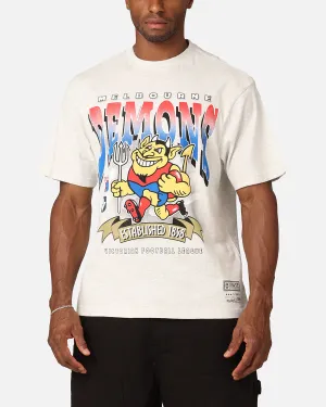 Mitchell & Ness Melbourne Demons Character T-Shirt Silver Marle Sporty Layer Look
