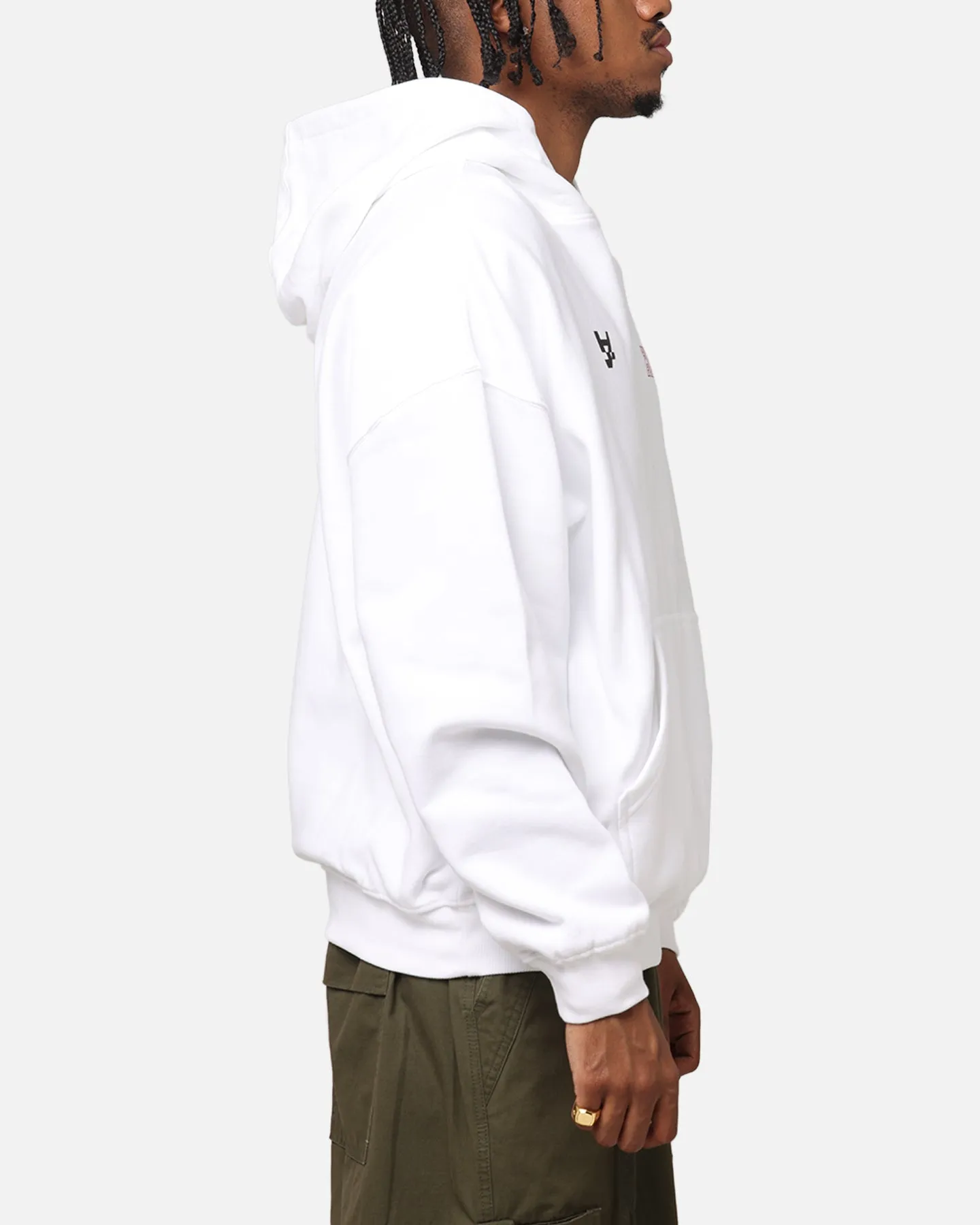 The Anti Order Freedom Boxy Hoodie White Modern Smart