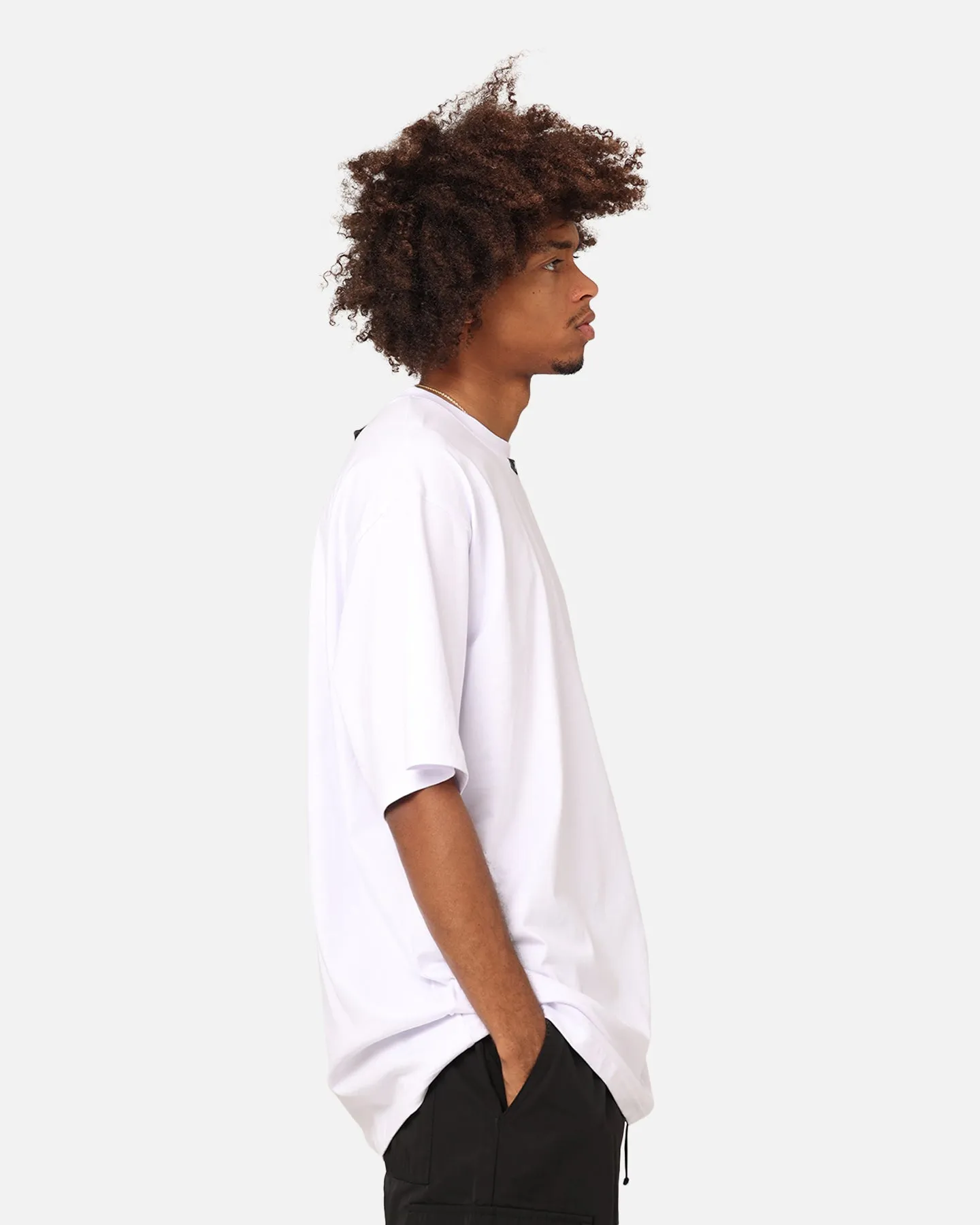 Dxxmlife L-0 A Baggy Blank T-Shirt White Comfort and Ease