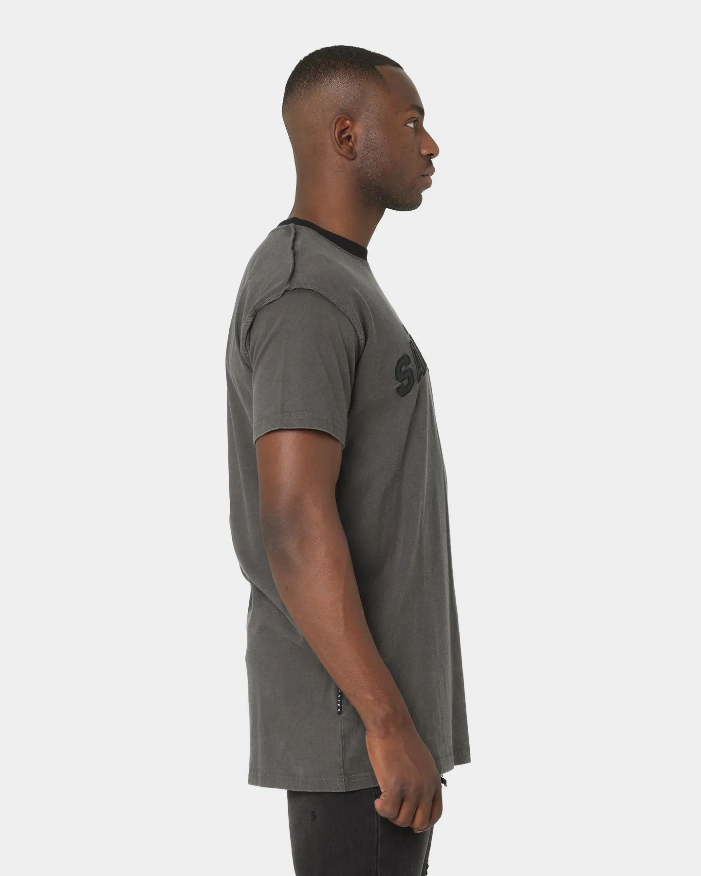Soft Layering Saint Morta Kingdom Lafayette T-Shirt Vintage Grey