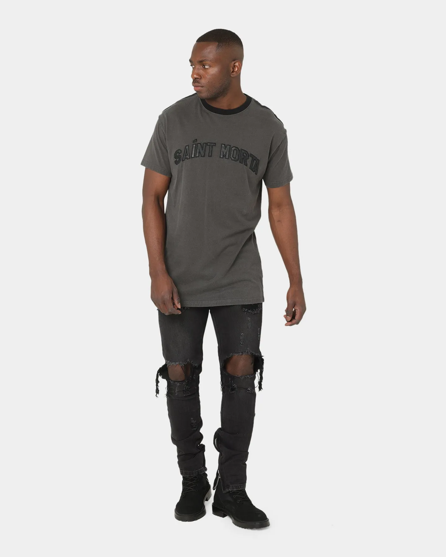 Saint Morta Kingdom Lafayette T-Shirt Vintage Grey All-day Comfort