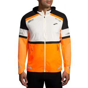 Quick Zip Performance Fit Brooks Run Visible Full Zip 2.0 Mens Jacket