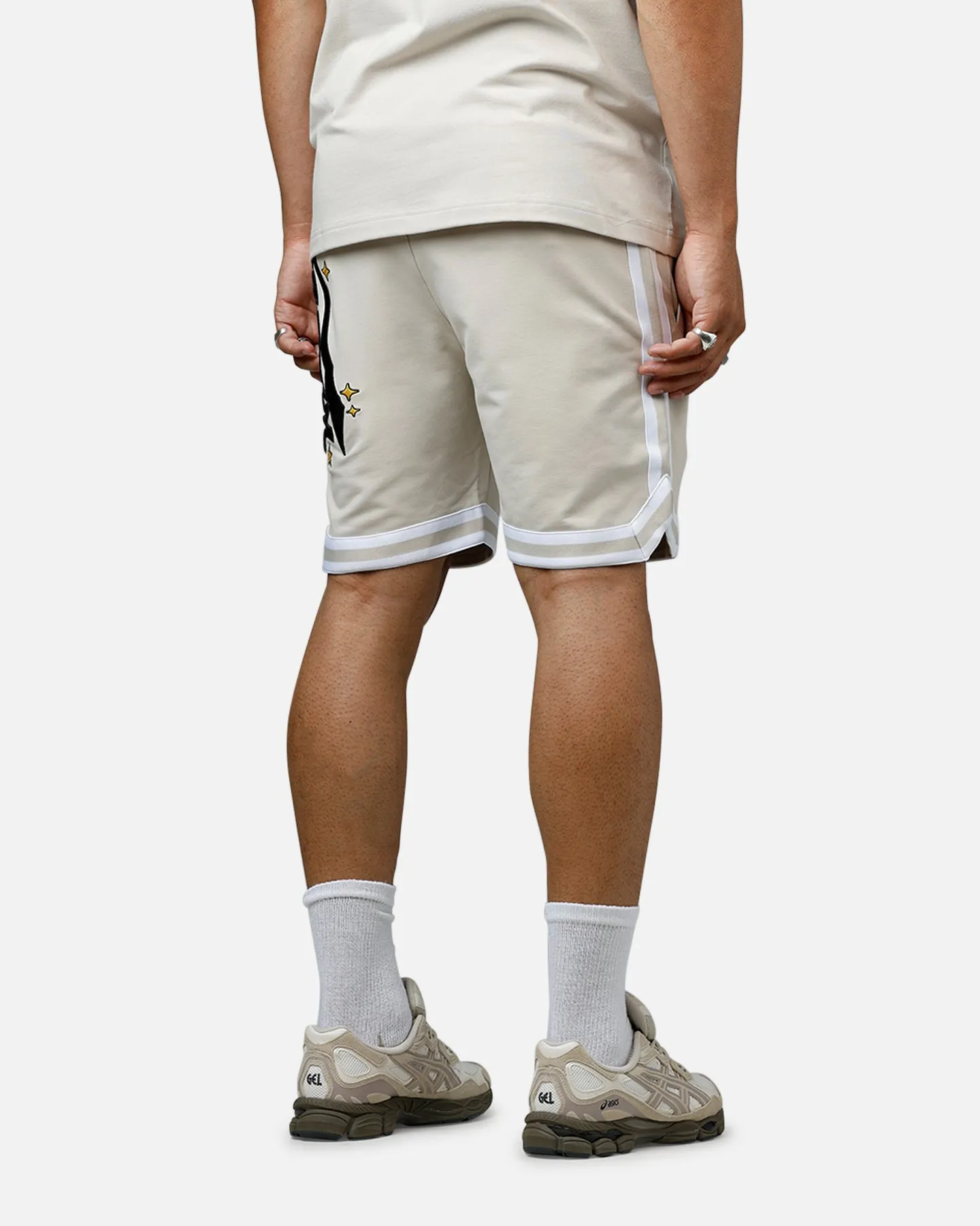 Double Layered Panels Sport Motion New Era Chicago White Sox 'Logo Select' Summer Shorts Stone