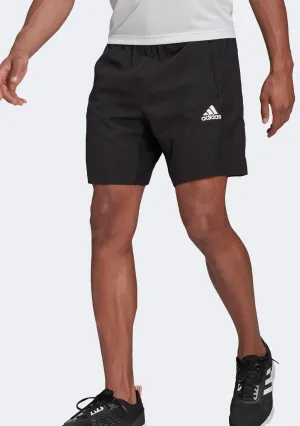 Adidas Men??s Aeroready Designed to Move Woven Shorts All Day Wear Fit athletic style