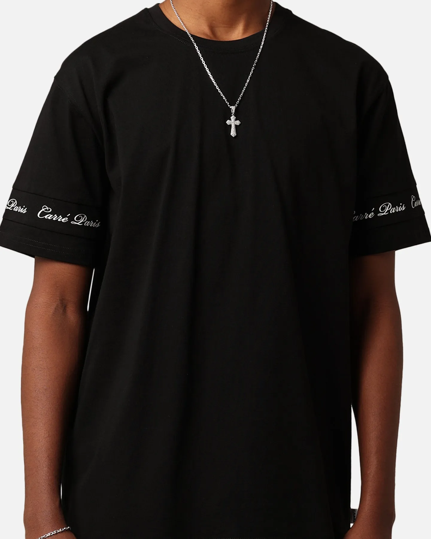 Soft and Flexible Carre La Manche 2.0 T-Shirt Black