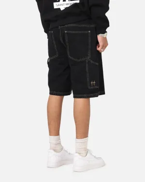 Saint Morta Amplus Recon Carpenter Jort Shorts Vintage Black Water Resistant Cooling Fabric