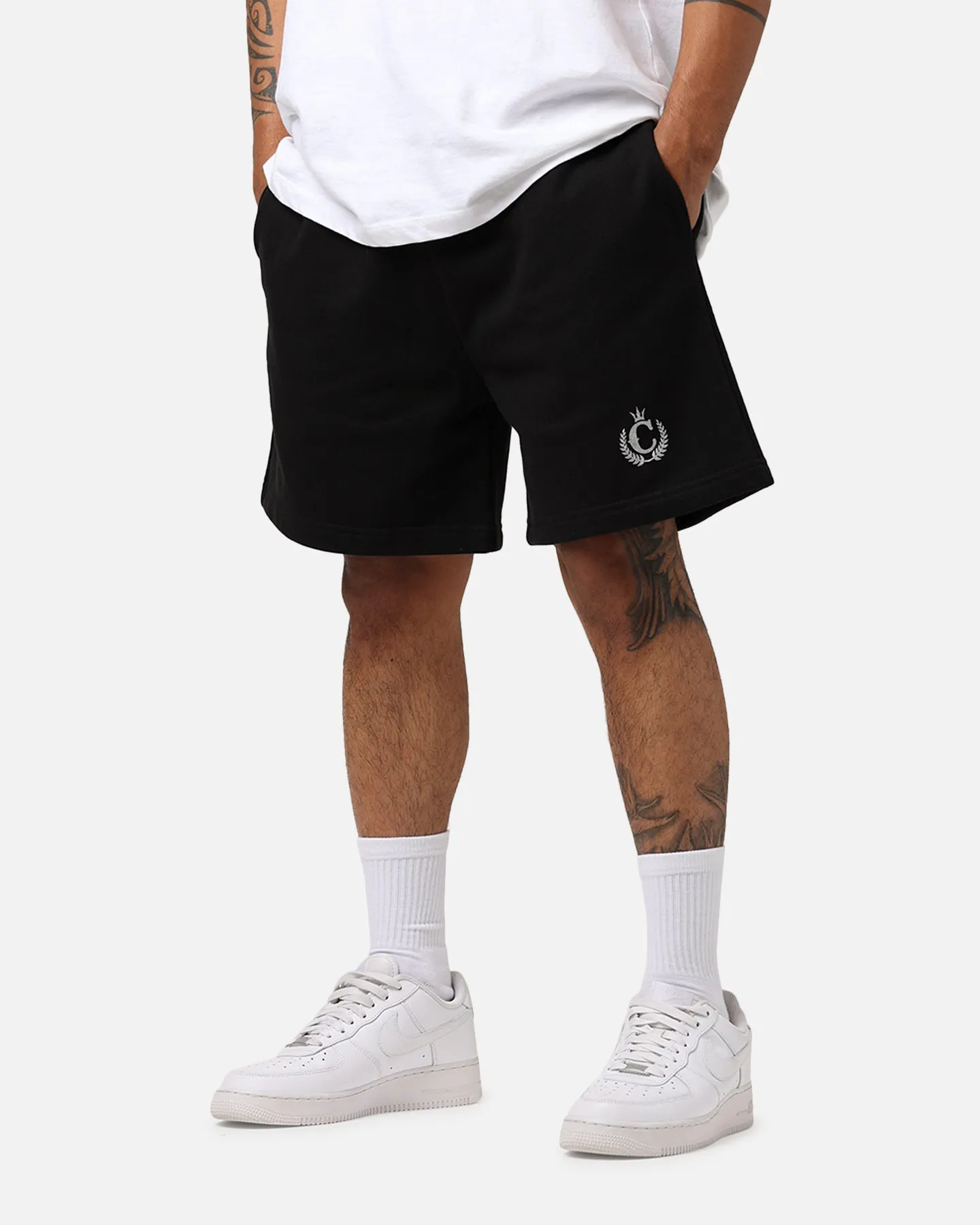 Parka Warm Day Outfit Culture Kings CK Sweat Shorts Black
