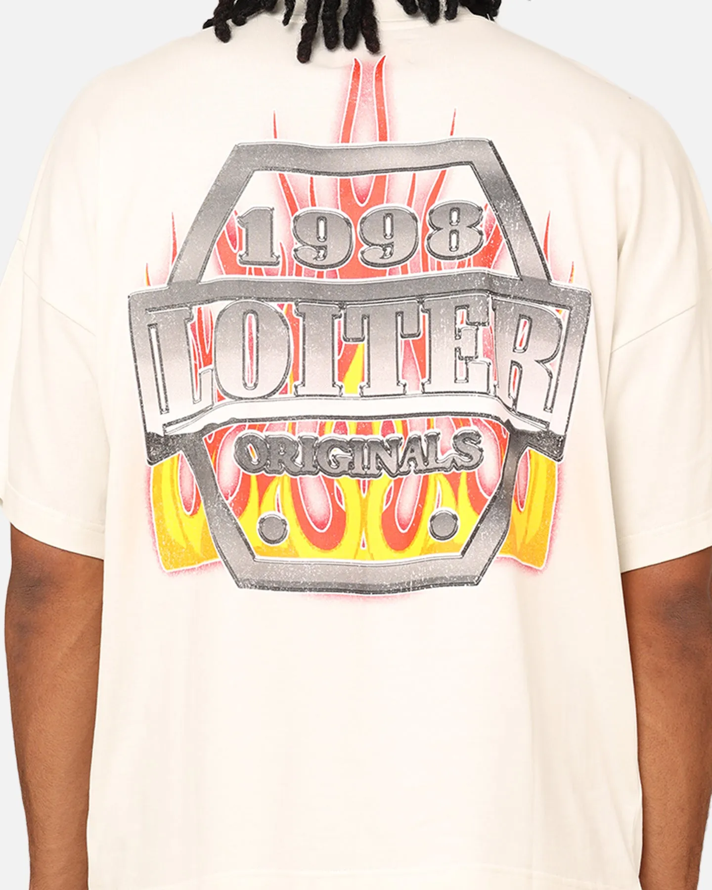 Eye-Catching Trendy Loiter Motor Box T-Shirt Stone