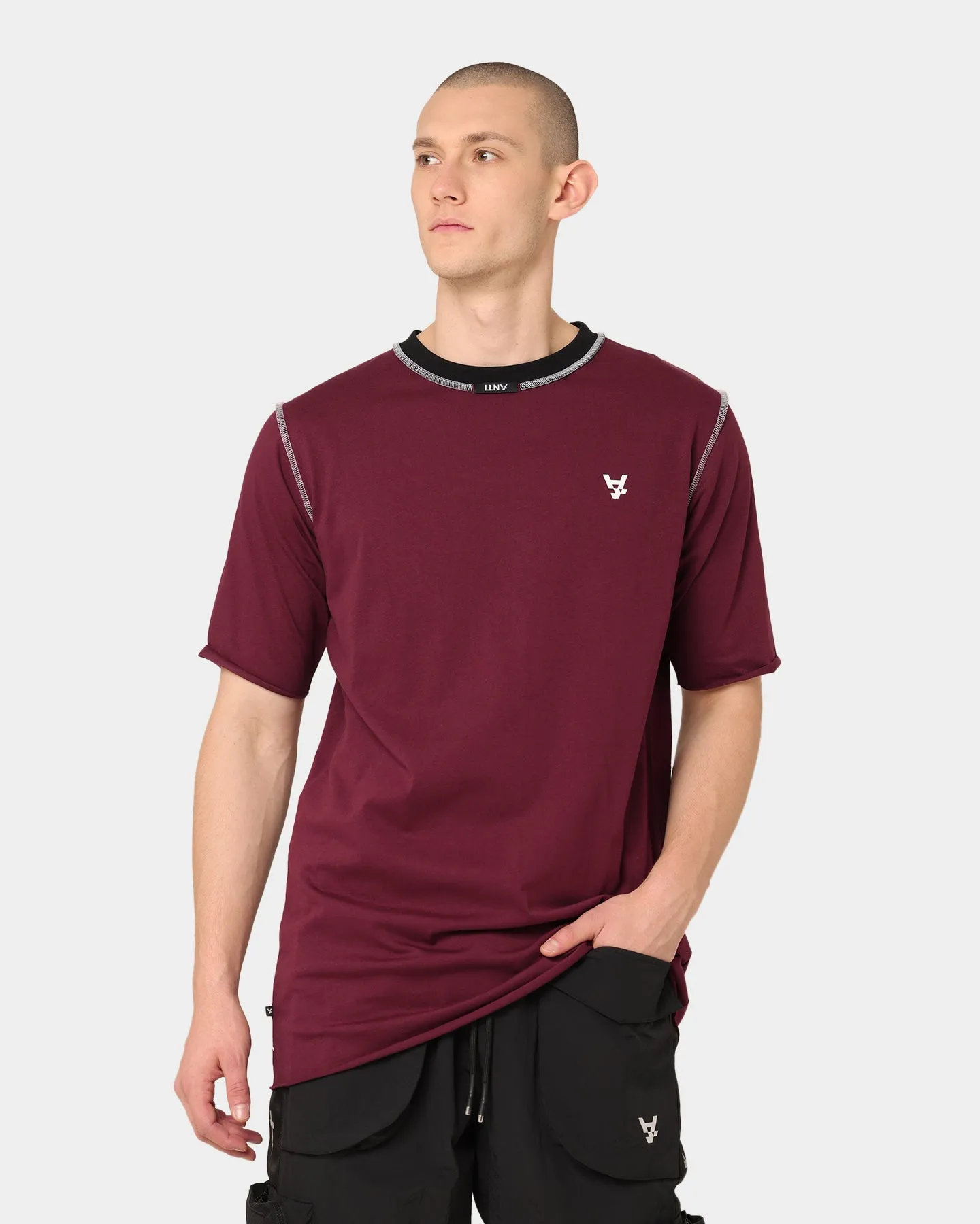 On-the-Go Comfort The Anti Order Warsaw Ars T-Shirt Dark Burgundy
