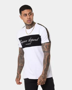 Kids playfulness Gym workout Emperor Apparel Nouveau Hustle Short Sleeve T-Shirt White/Black