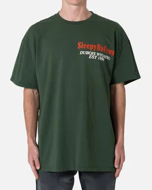Street Casual Look MNML Neon Cowboy T-Shirt Green