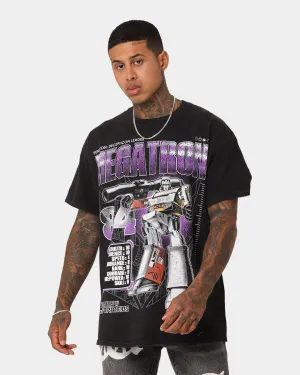 Goat Crew X Transformers Megatron Vintage T-Shirt Black Wash Oversized Silhouette Comfy and Versatile