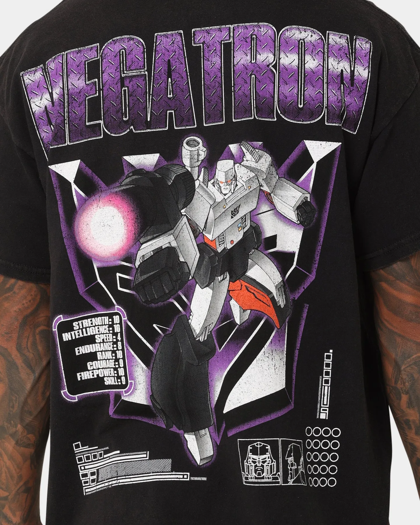 Goat Crew X Transformers Megatron Vintage T-Shirt Black Wash Pullover
