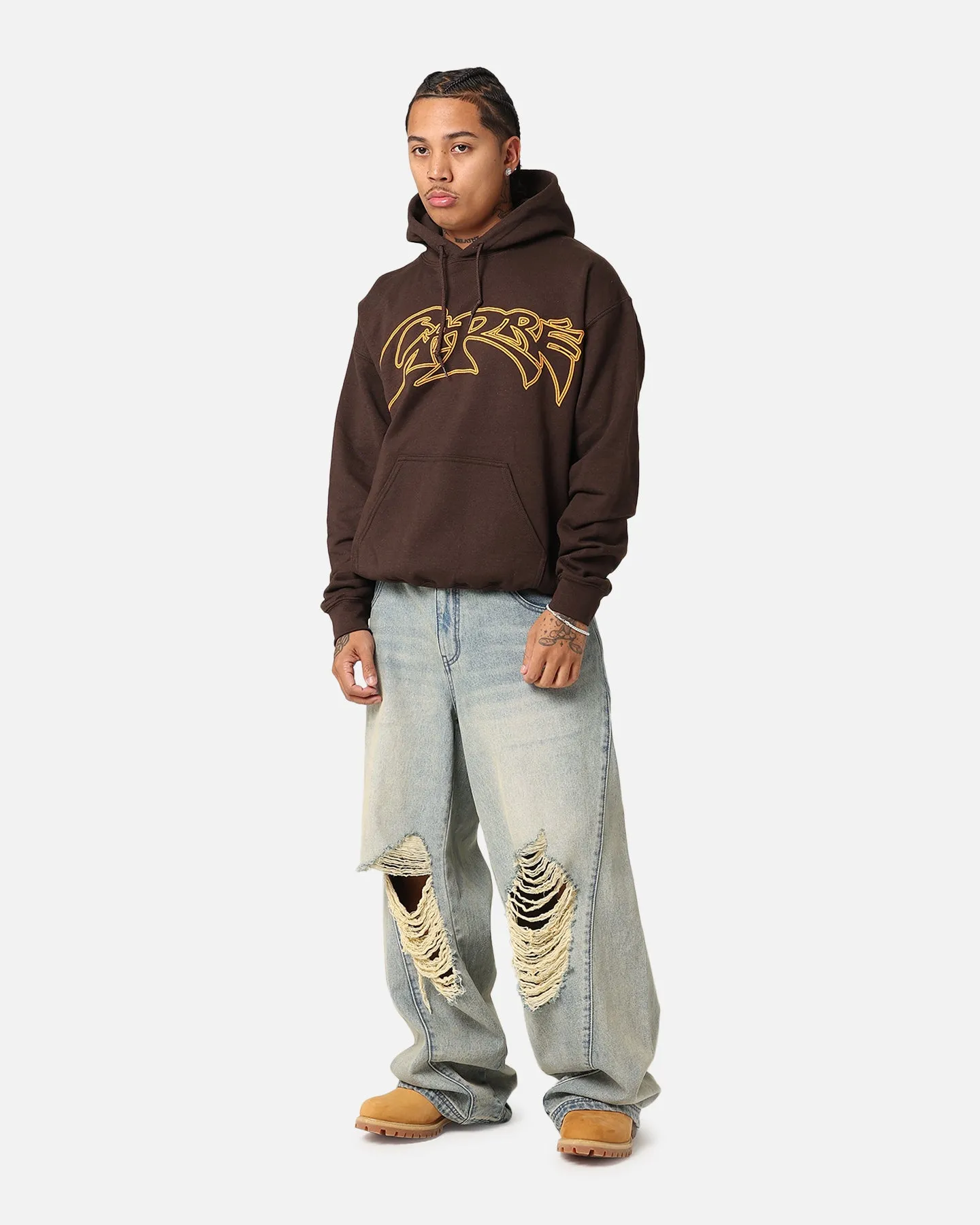 City Scene Carre Rev 24 Hoodie Brown