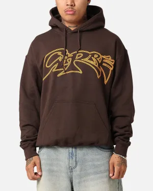 Carre Rev 24 Hoodie Brown Garment Dyed Finish