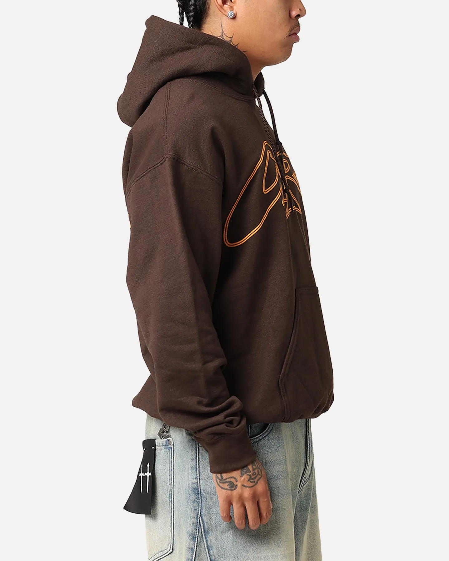 Beaver like cleaning outfit Carre Rev 24 Hoodie Brown